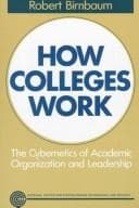 Portada de How colleges work