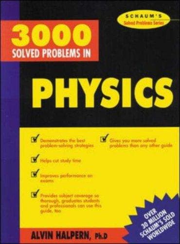 Portada de 3,000 Solved Problems in Physics (Schaum's Solved Problems) (Schaum's Solved Problems Series)