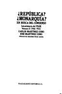 Portada de República? Monarquía?