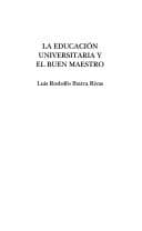 Portada de La educación universitaria y el buen maestro