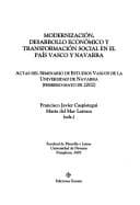 Portada de Modernización, desarrollo económico y transformación social en el País Vasco y Navarra