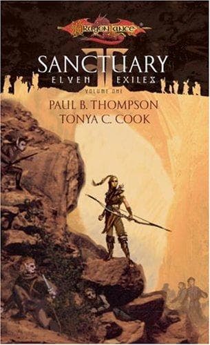 Portada de Sanctuary (Dragonlance: Elven Exiles, Vol. 1)