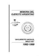 Portada de Memoria del Ejército Argentino