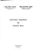 Portada de Culturas indígenas de Puerto Rico