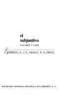 Portada de El subjuntivo
