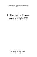 Portada de El drama de honor ante el siglo XX