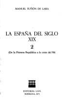 Portada de La Espana del siglo XIX.