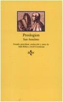 Portada de Proslogion
