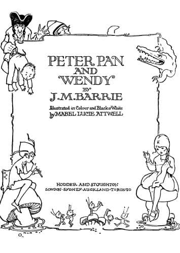 Portada de Peter Pan and Wendy