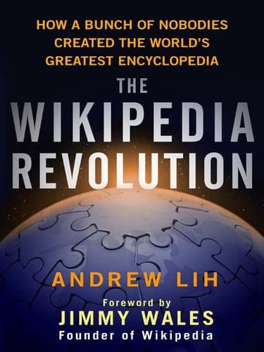 Portada de The Wikipedia Revolution