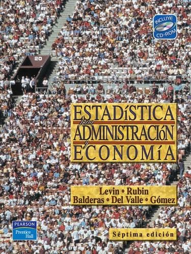 Portada de Estadistica para administracion y economia