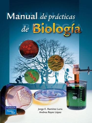 Portada de Manual de practicas de biologia