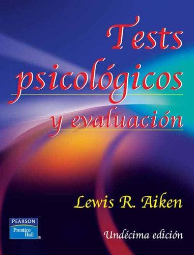 Portada de Test psicologicos y evaluacion