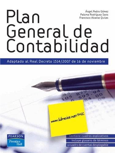 Portada de Plan General de Contabilidad