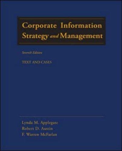 Portada de Corporate Information Strategy and Management
