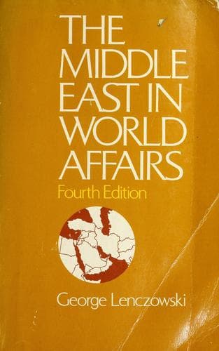 Portada de The Middle East in world affairs