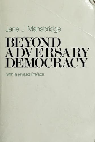 Portada de Beyond adversary democracy
