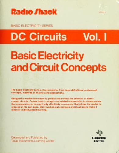 Portada de Basic electricity and DC circuits
