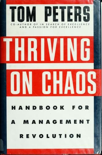 Portada de Thriving on chaos