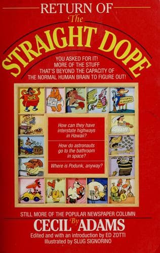 Portada de Return of the straight dope