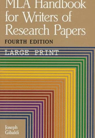 Portada de MLA handbook for writers of research papers
