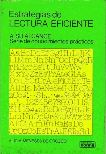 Portada de Estrategias de Lectura Eficiente