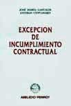 Portada de Excepción de incumplimiento contractual