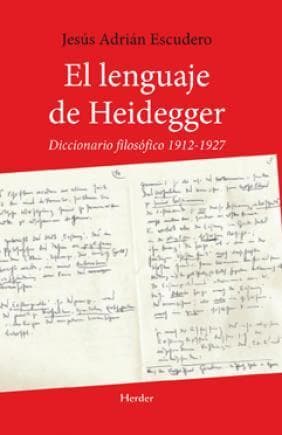 Portada de El lenguaje de Heidegger.