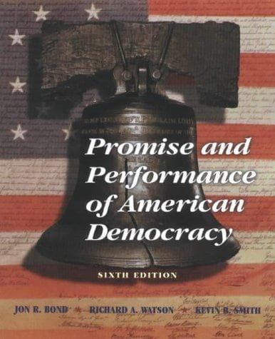 Portada de Promise and performance of American democracy.