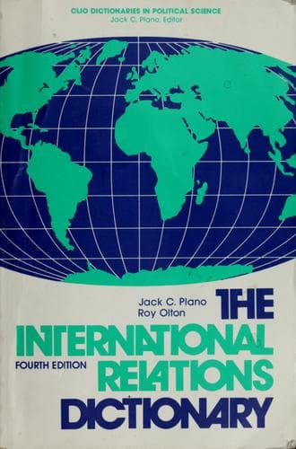 Portada de The international relations dictionary