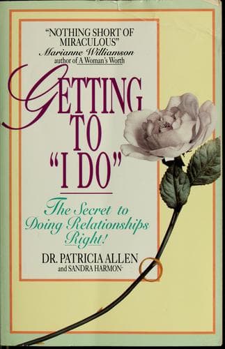 Portada de Getting to "I do"