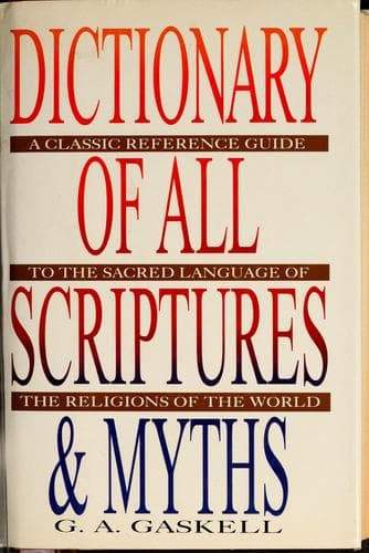Portada de Dictionary of all scriptures and myths