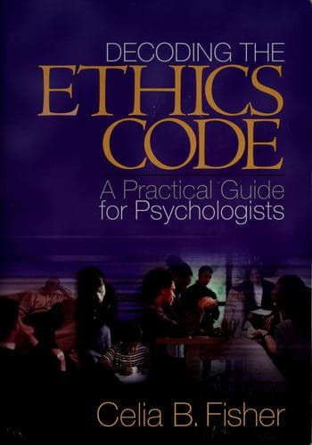 Portada de Decoding the ethics code