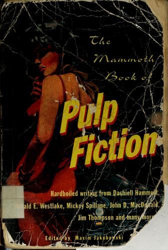 Portada de The mammoth book of pulp fiction