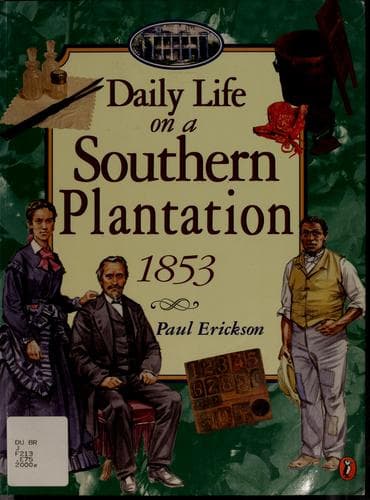 Portada de Daily life on a southern plantation, 1853