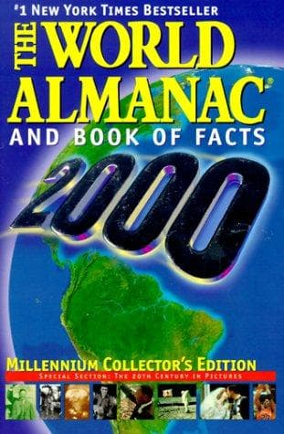 Portada de World Almanac and Book of Facts 2000