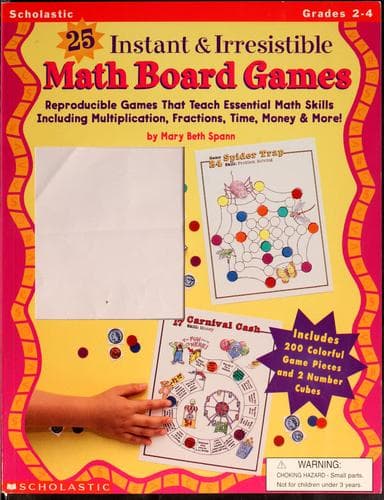 Portada de 25 instant & irresistible math board games