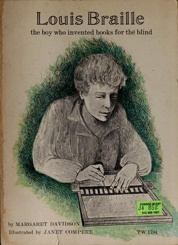 Portada de Louis Braille, the boy who invented books for the blind