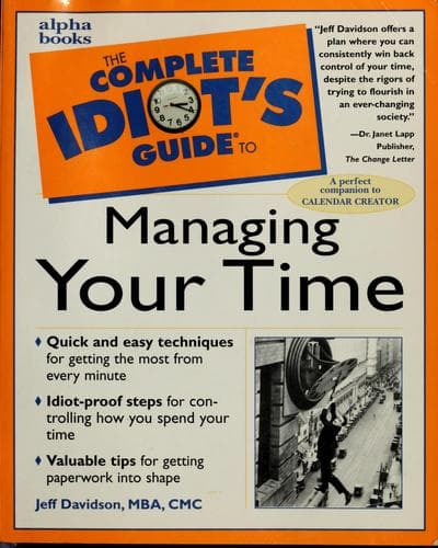 Portada de The Complete Idiot'sGuide to Managing Your Time