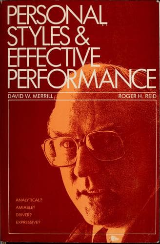 Portada de Personal styles and effective performance