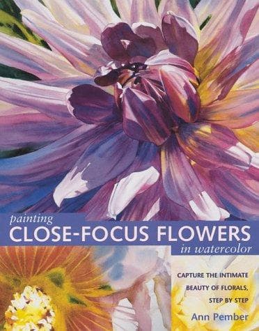 Portada de Painting close-focus flowers in watercolor