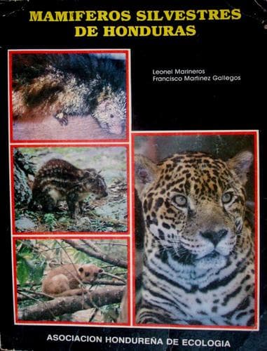 Portada de Mamíferos silvestres de Honduras