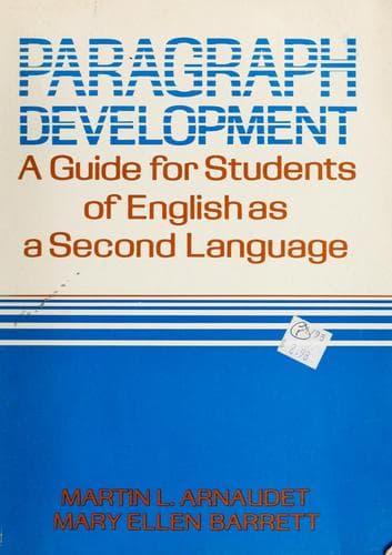 Portada de Paragraph development
