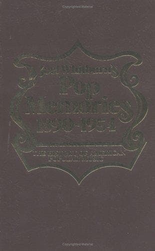 Portada de Joel Whitburn's Pop memories, 1890-1954