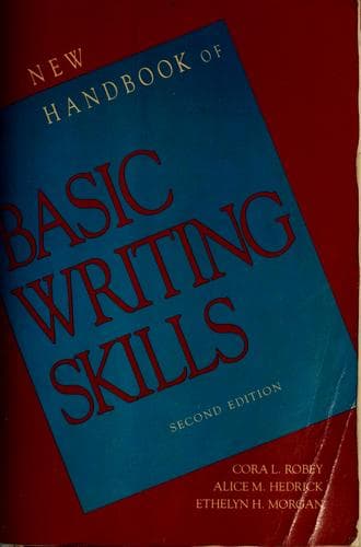 Portada de The new handbook of basic writing skills