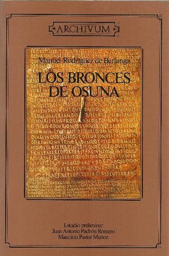 Portada de Los bronces de Osuna y los nuevos bronces de Osuna