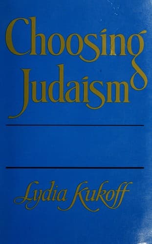 Portada de Choosing Judaism