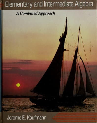 Portada de Elementary and Intermediate Algebra