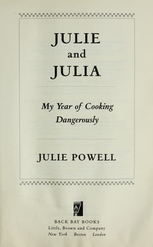 Portada de Julie and Julia
