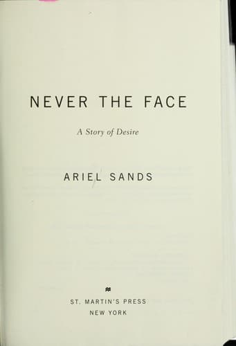 Portada de Never the face